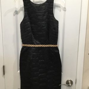 Lotus Grace Black pleated cocktail dress.  Size 2